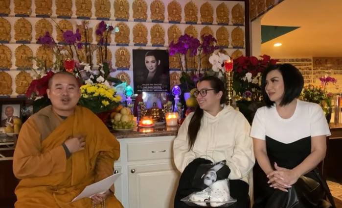 Con gái Phi Nhung thông tin về lễ cúng 100 ngày của mẹ, khách viếng được tặng áo thun và khẩu trang - ảnh 4