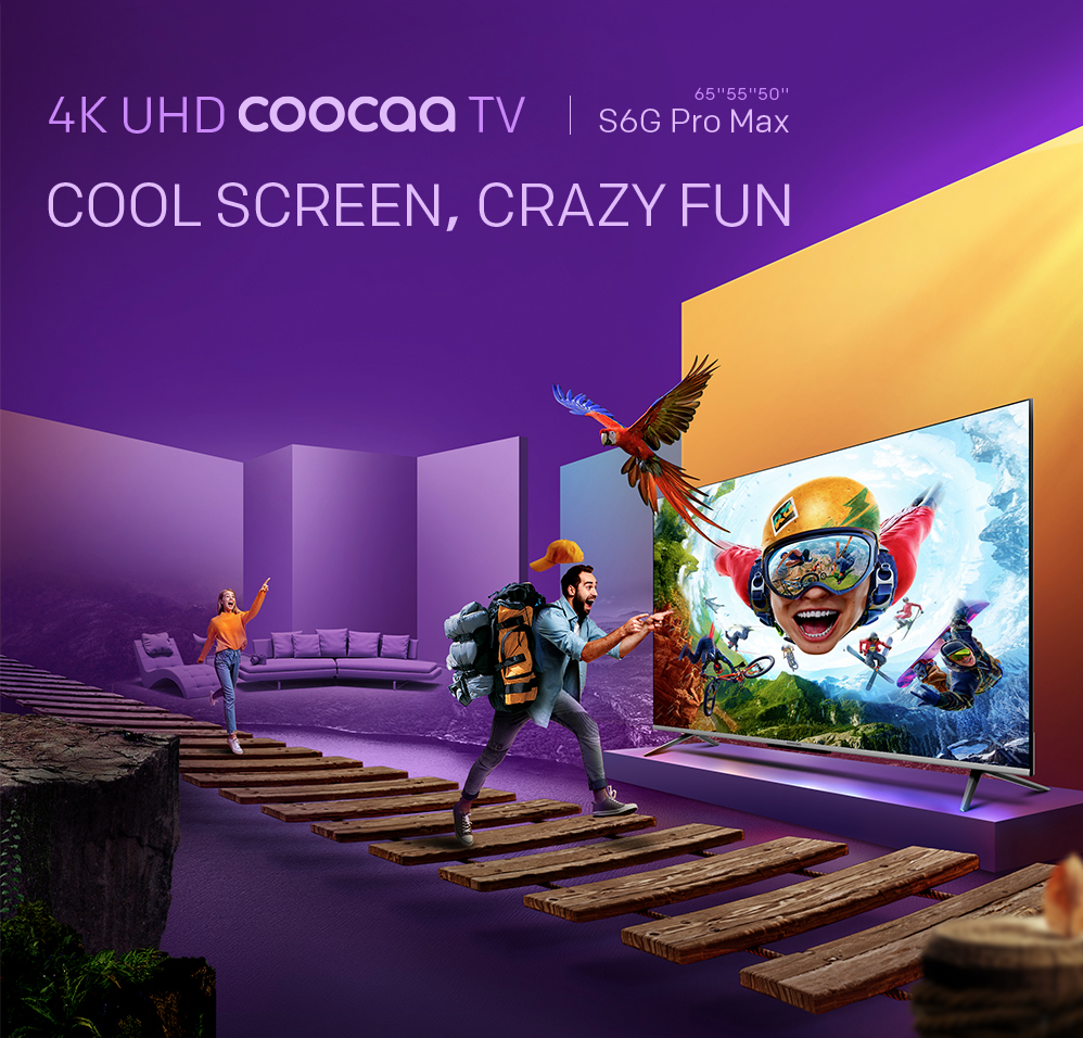 Cùng coocaa TV xem EURO 2020 miễn phí với dòng TV mới S6G Pro Max