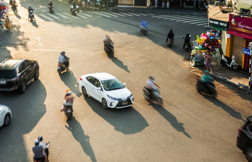  Toyota Vios là một trong những lựa chọn hàng đầu cho người mua xe phục vụ gia đình hoặc chạy dịch vụ. 