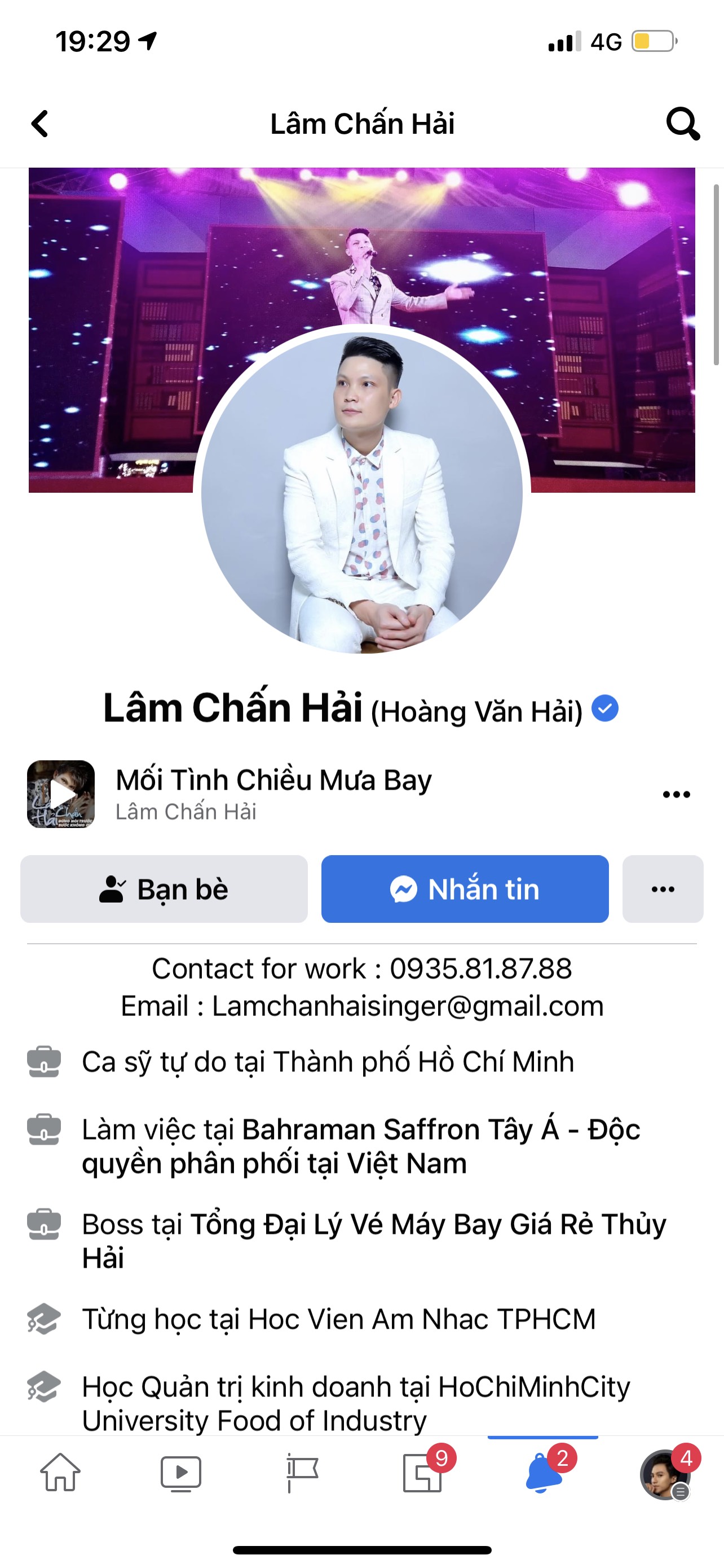 Ca sĩ Thái Thành Công chuyên gia marketing trong giới nghệ sĩ