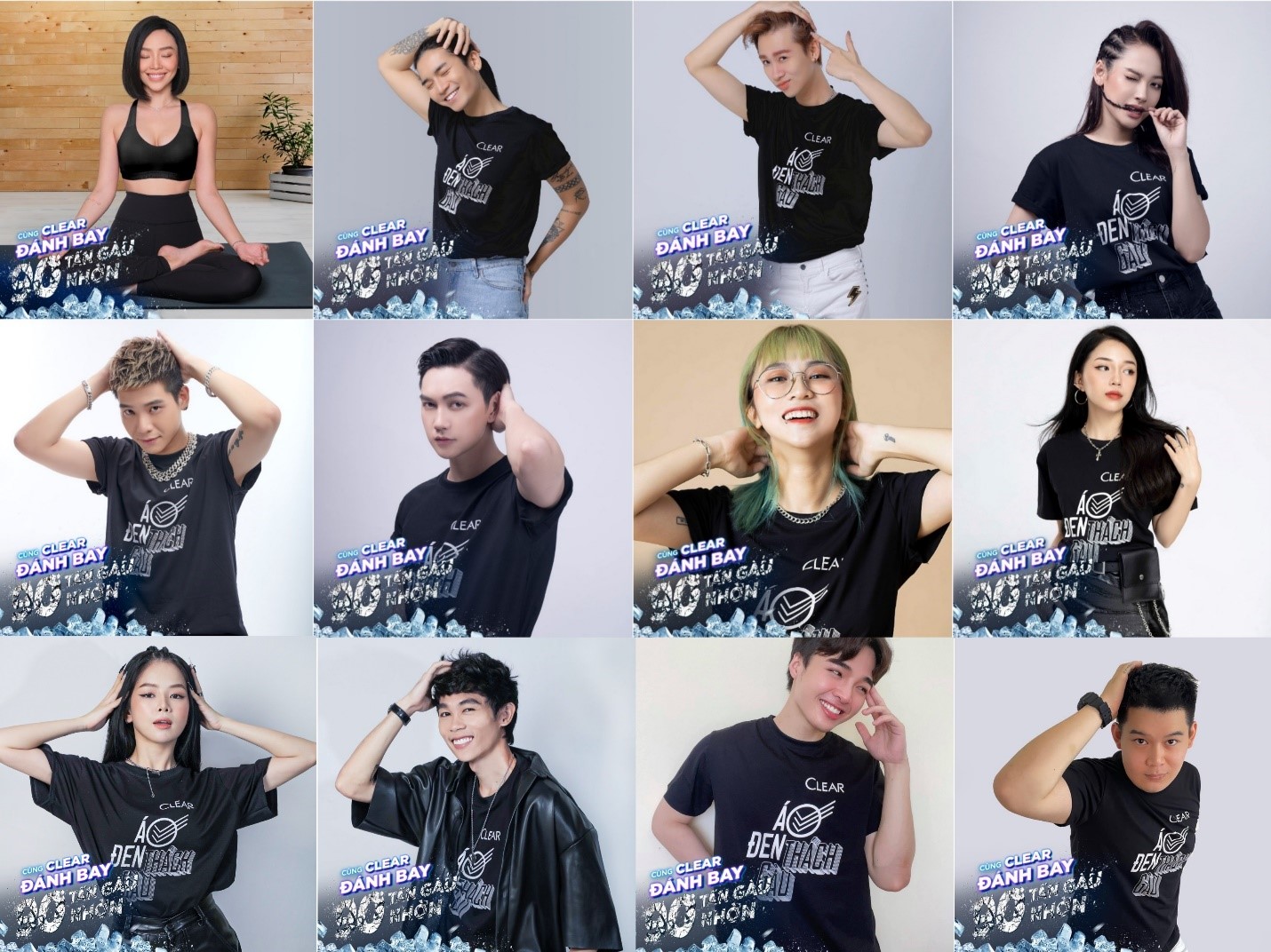  Sự tham gia của 12 sao hot trong showbiz Việt đã thu hút đông đảo giới trẻ góp mặt trong chương trình 