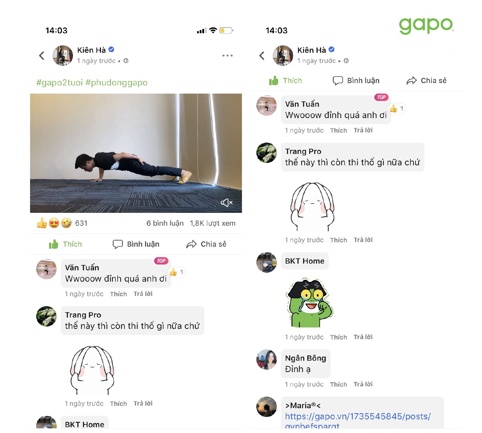 Loạt KOLs Hot nhất tham gia thử thách mừng sinh nhật Gapo 2 tuổi Loạt KOLs Hot nhất tham gia thử thách mừng sinh nhật Gapo 2 tuổi - ảnh 2