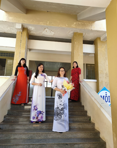 Cô giáo Huỳnh Thị Kim Thanh tận tâm tận tuỵ với nghề nhà giáo