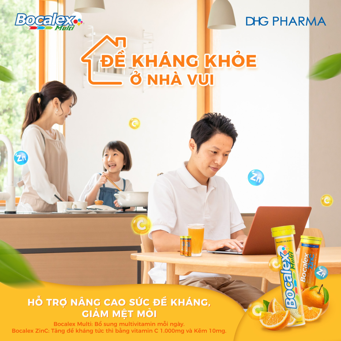 

* Bocalex Multi là thực phẩm bảo vệ sức khỏe của Công ty Cổ Phần Dược Hậu Giang được phân phối rộng rãi tại tất cả các nhà thuốc. 