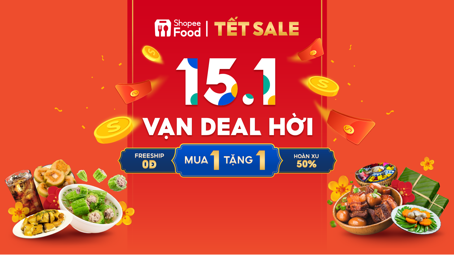 Bí quyết tổ chức tiệc đón năm mới cùng loạt deal “xịn” từ ShopeeFood Bí quyết tổ chức tiệc đón năm mới cùng loạt deal “xịn” từ ShopeeFood - ảnh 1