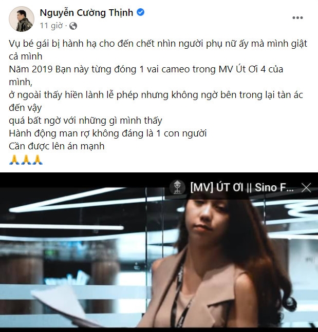 Rapper Jombie bày tỏ sự bức xúc khi phát hiện 'dì ghẻ' Quỳnh Trang từng góp mặt trong MV của mình 2 năm trước.