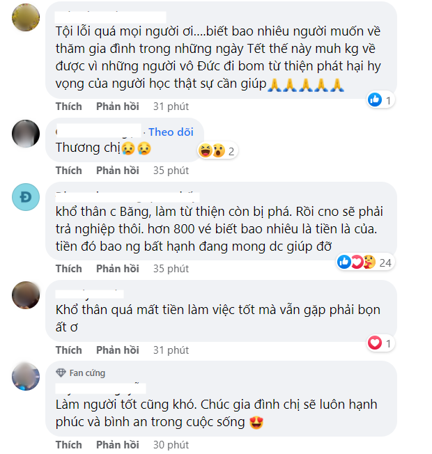 Đoàn Di Băng bị bom 800 vé khi làm từ thiện 1000 vé xe về quê 0 đồng Đoàn Di Băng thông báo bị 'bom' 800 vé xe 0 đồng khiến CĐM cũng bức xúc thay.