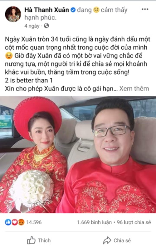 Hà Thanh Xuân sau khi cưới vua cá Koi: Vướng tin đồn là em gái nương tựa, khóa bình luận trước làn sóng chỉ trích