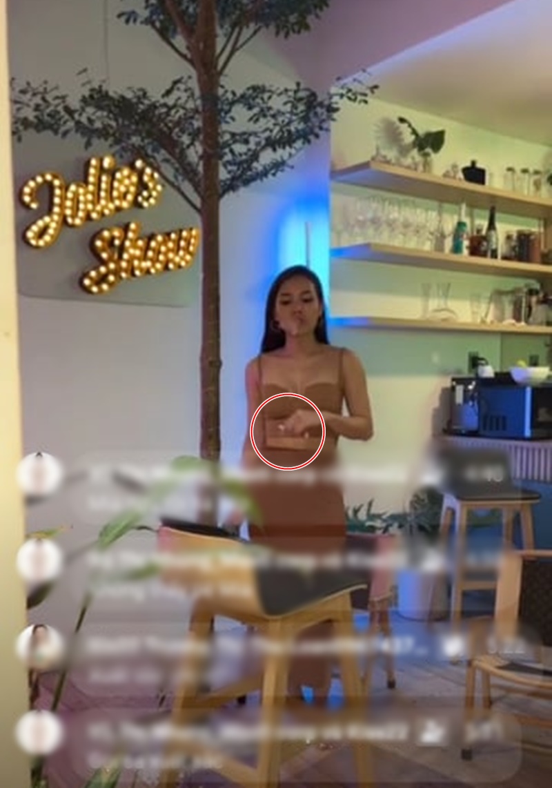 Phương Trinh Jolie gây tranh cãi vì khoảnh khắc phì phèo khói thuốc ngay trên sóng livestream