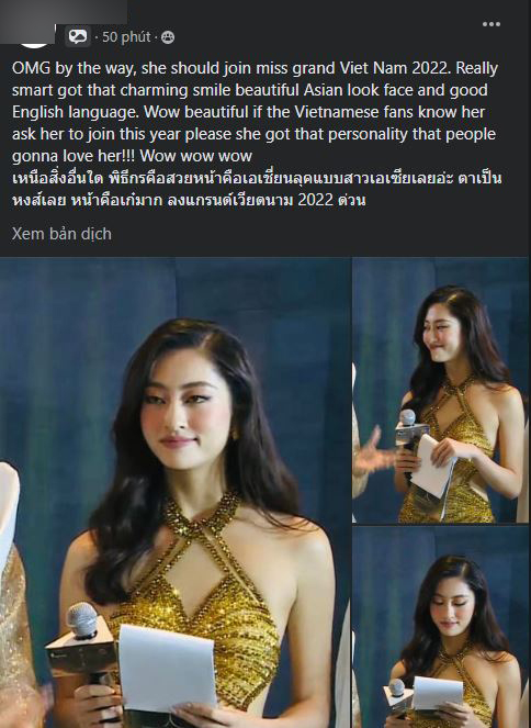Á hậu Kiều Loan, Lương Thuỳ Linh được “fan sắc đẹp” quốc tế khen nức nở, kêu gọi nên thi Miss Grand