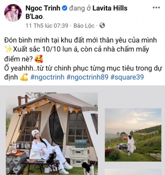 Ngọc Trinh khoe ảnh check-in sang chảnh ở ngọn đồi cạnh bờ biển, netizen đồng loạt: “Mới mua đất hả chị?” - ảnh 9