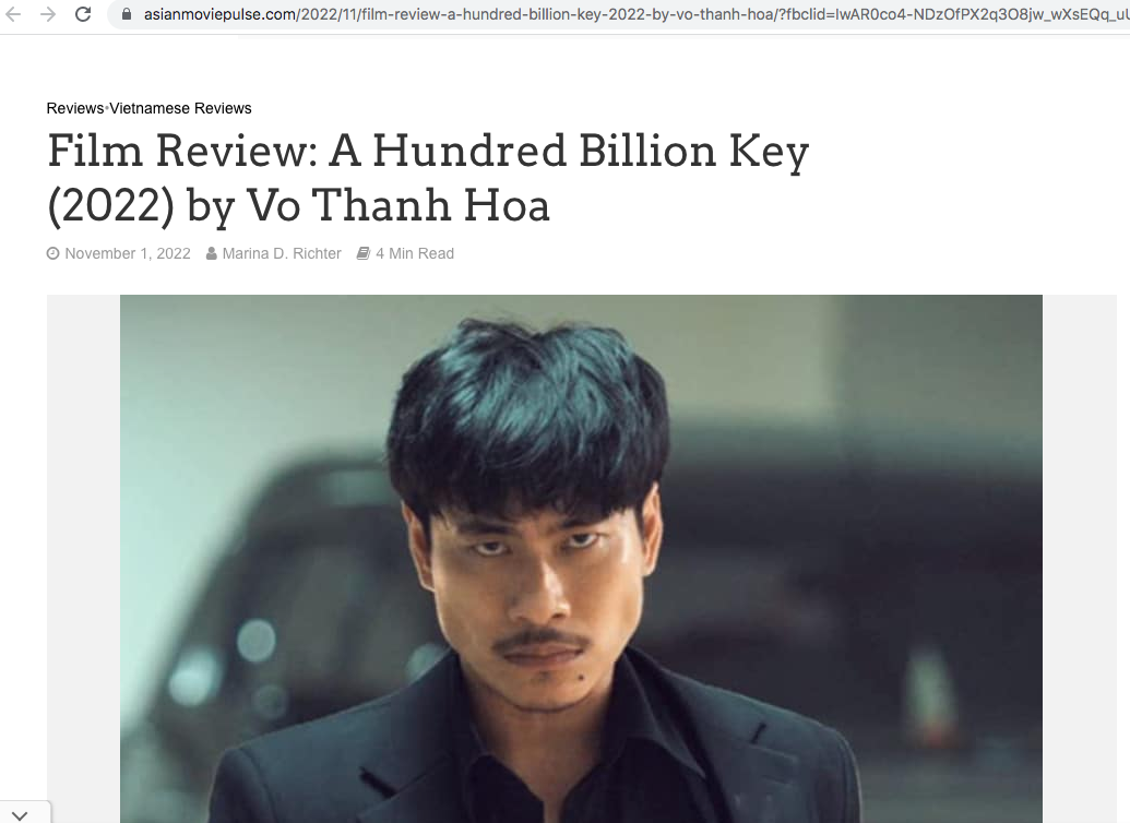 'Chìa khóa trăm tỷ' chiếu tại 50 rạp ở Mỹ, đạo diễn Võ Thanh Hòa nói gì? - ảnh 1