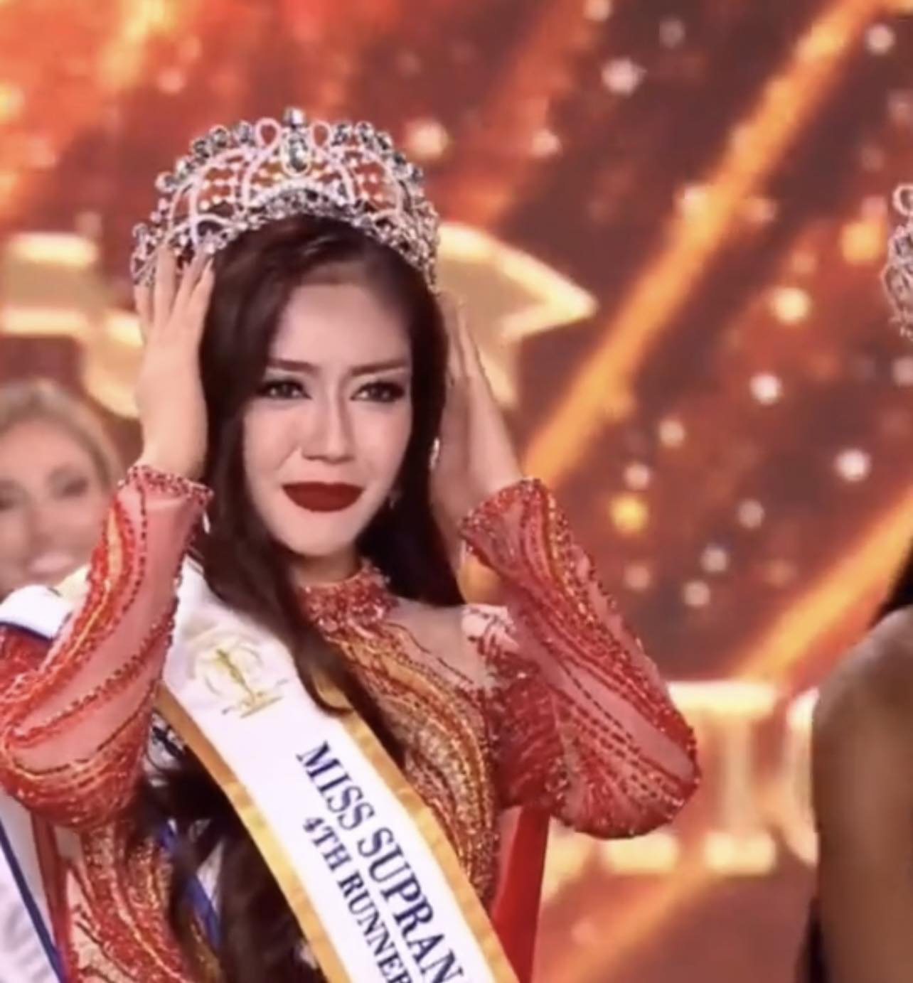 Danh tính cô gái sau 1 đêm lọt top 5 Hoa hậu Siêu quốc gia 2023, giành chiến thắng trong hạng mục không ai ngờ - ảnh 3