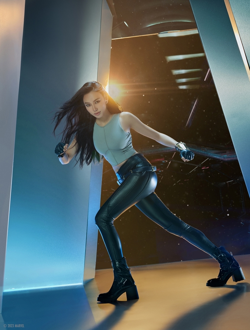 Hoa hậu Thùy Tiên hóa thân thành Captain Marvel - ảnh 3