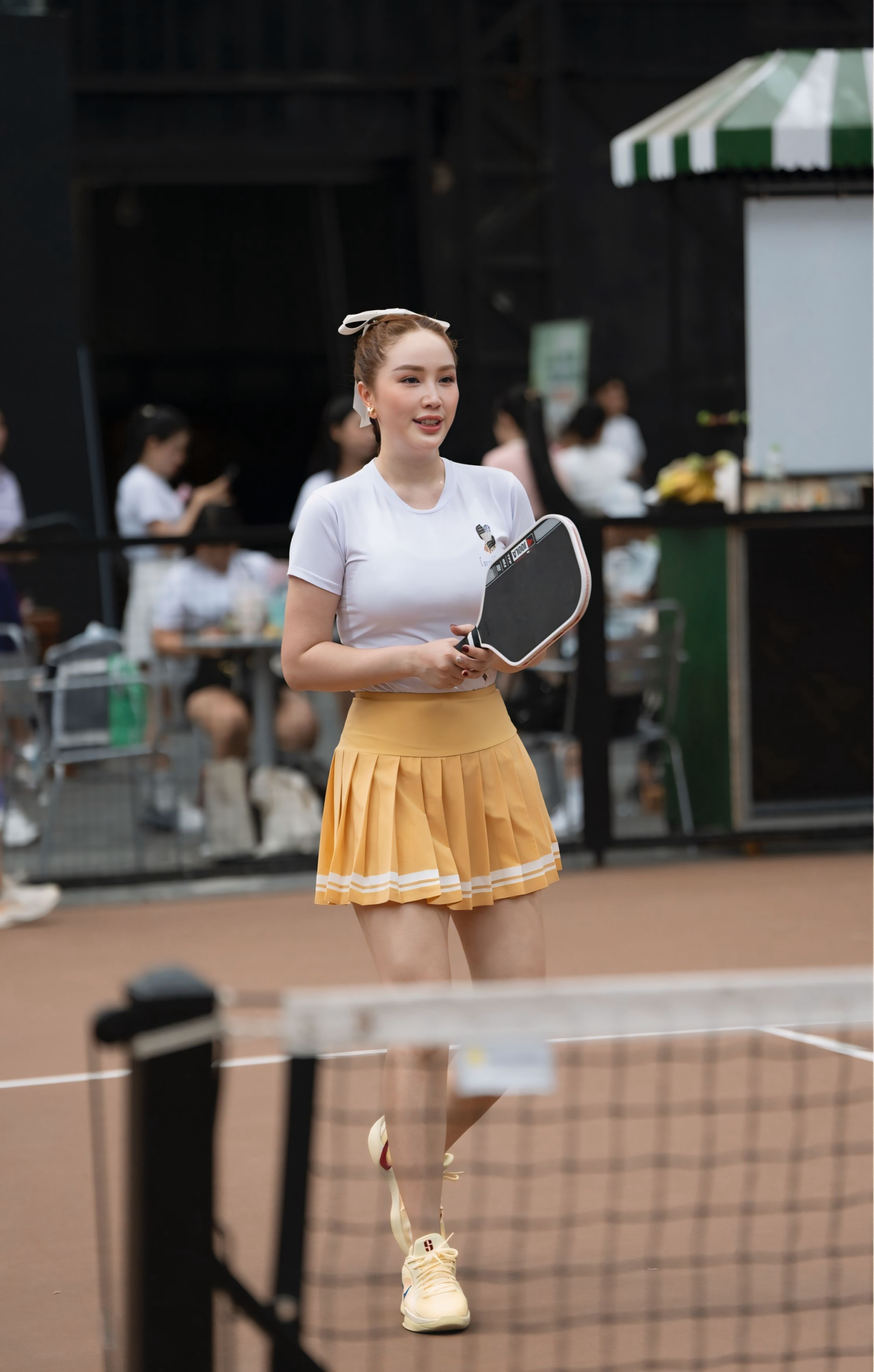 Bảo Thy kết hợp ăn ý cùng bạn thân tranh giải 'Pickleball Corset Chuẩn 2025' - ảnh 2