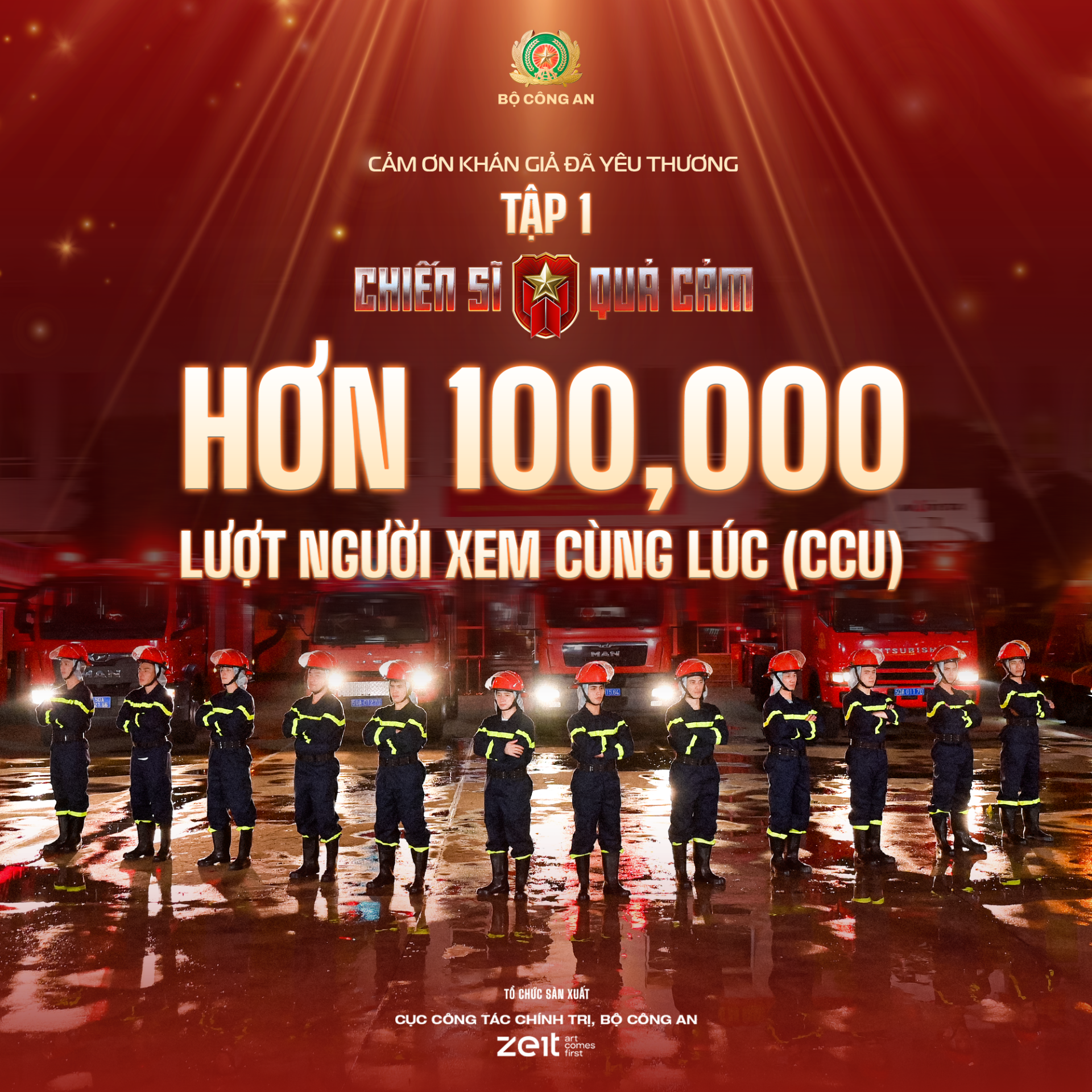 Tại thời điểm công chiến, chương trình thu về hơn 100.000 lượt xem trong cùng một thời điểm (CCU).