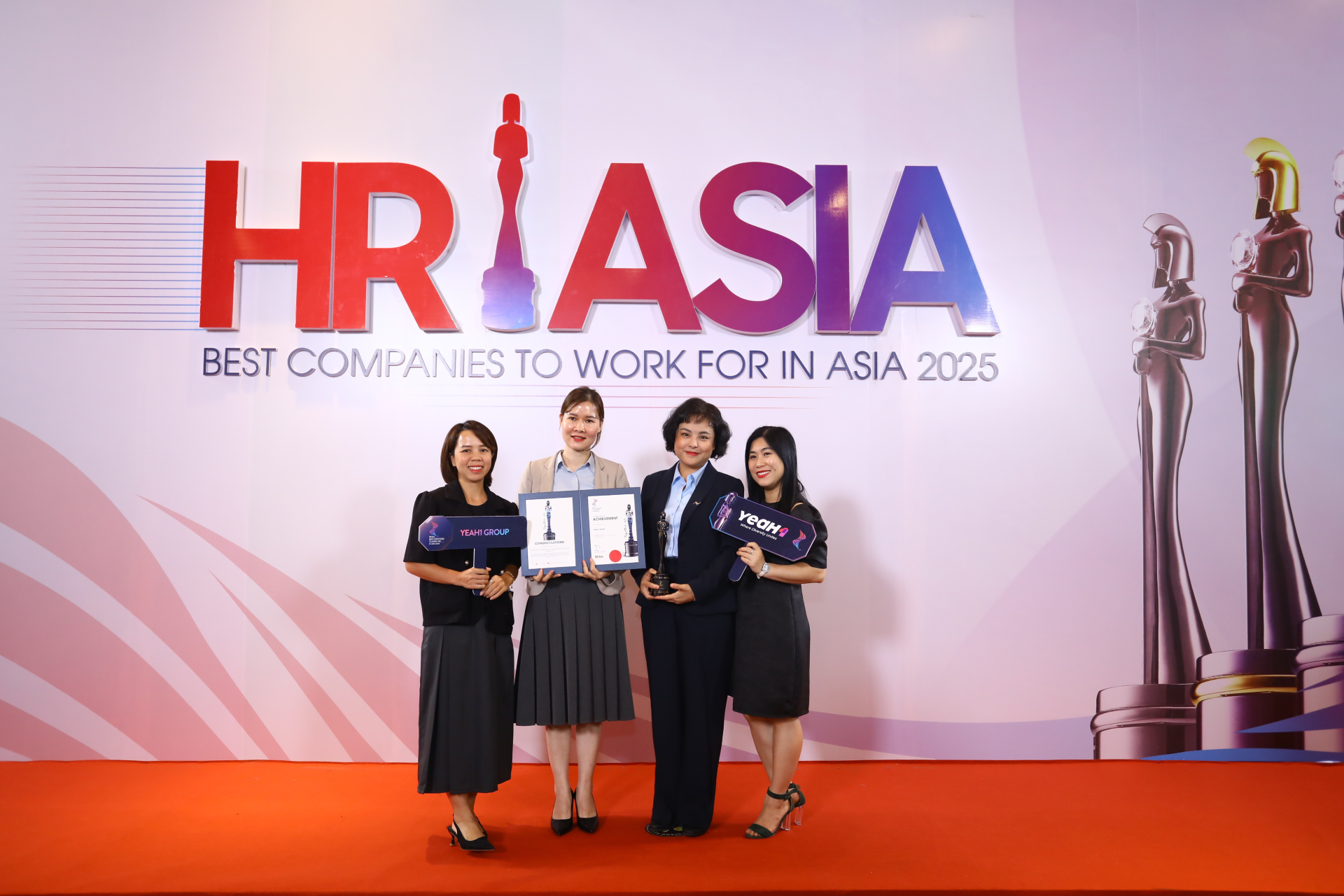 YeaH1 được vinh danh là “Nơi làm việc tốt nhất châu Á” tại HR Asia Awards 2025 - ảnh 1