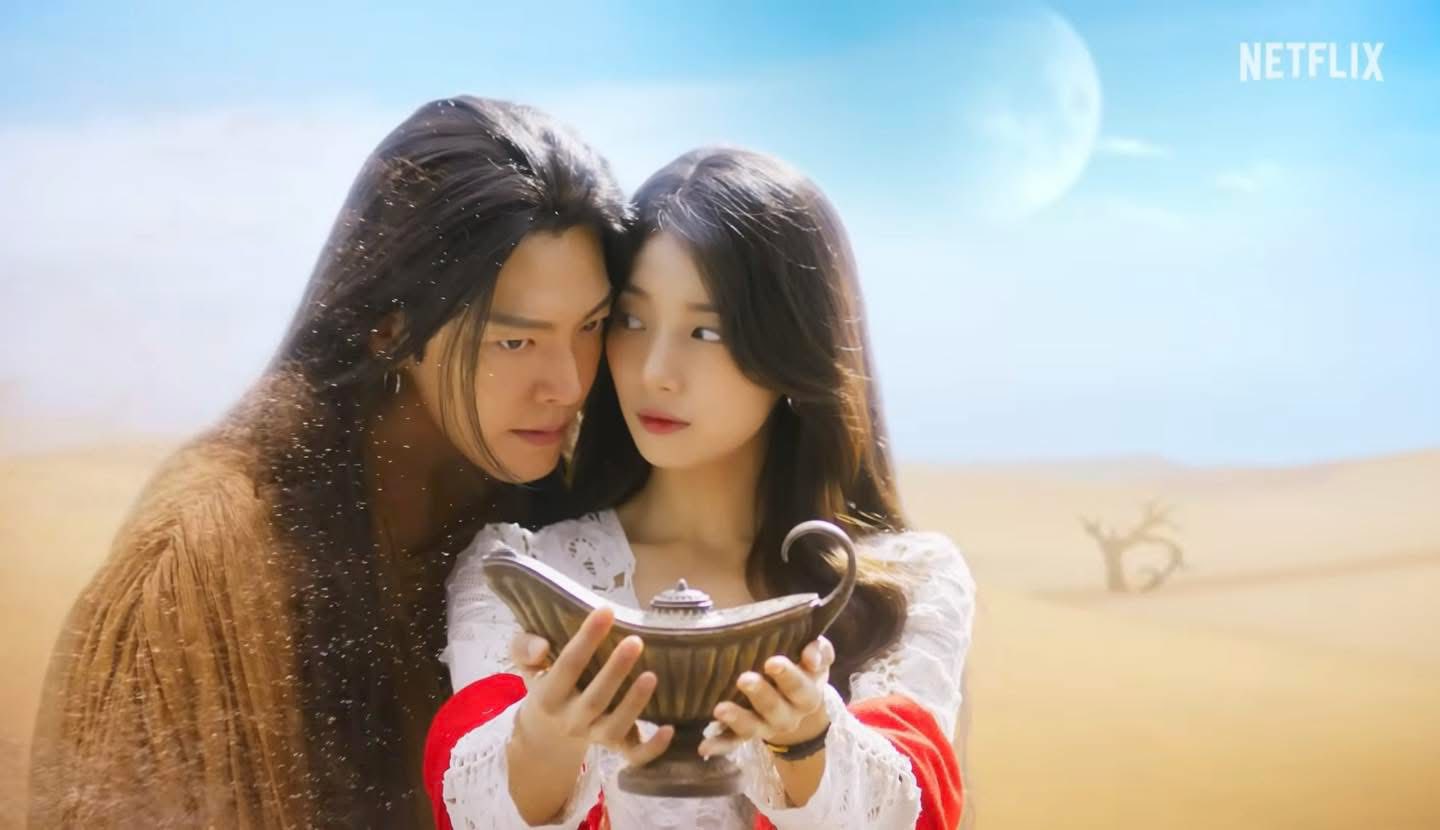 Kim Woo Bin và Suzy tái hợp trong phim mới: 'Genie, Make A Wish' hé lộ poster và teaser đầy ma mị - ảnh 2