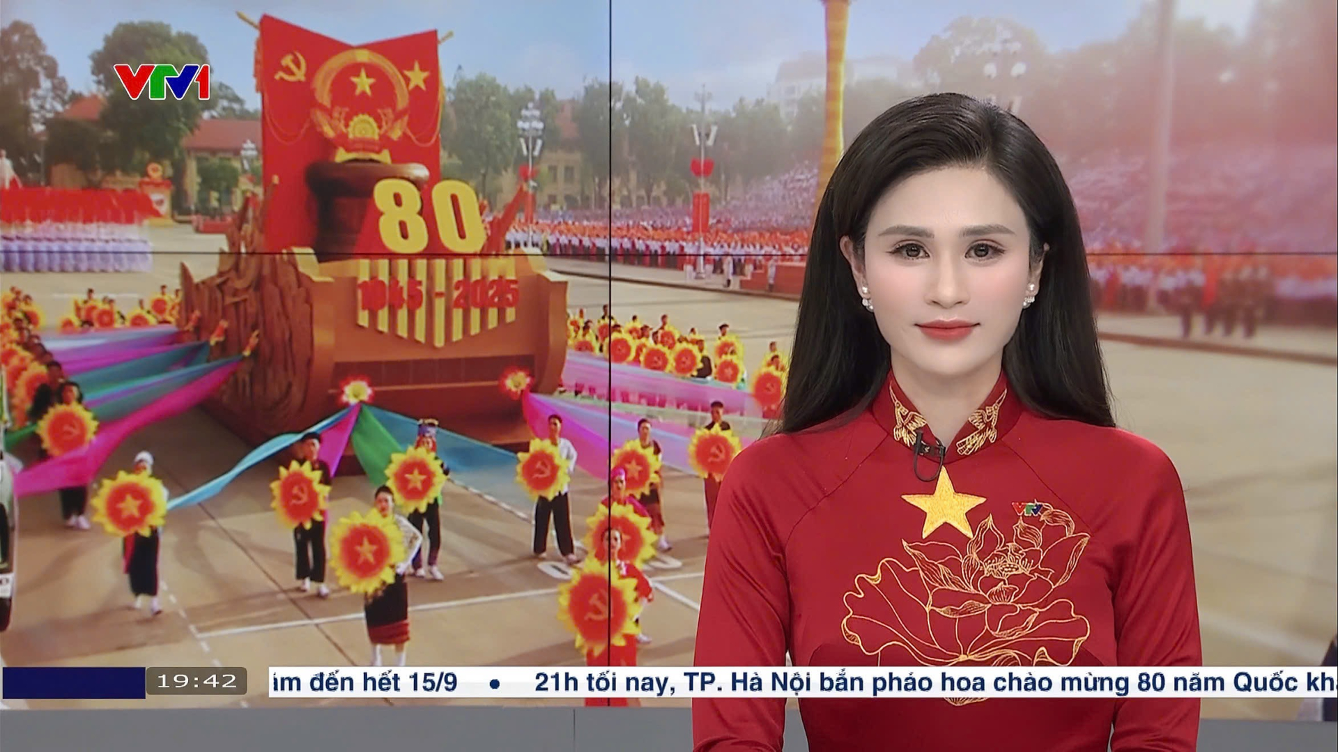 Nữ BTV VTV1 gây sốt ngày Đại lễ Quốc khánh: Hóa ra là gương mặt quen thuộc 18 năm qua - ảnh 1