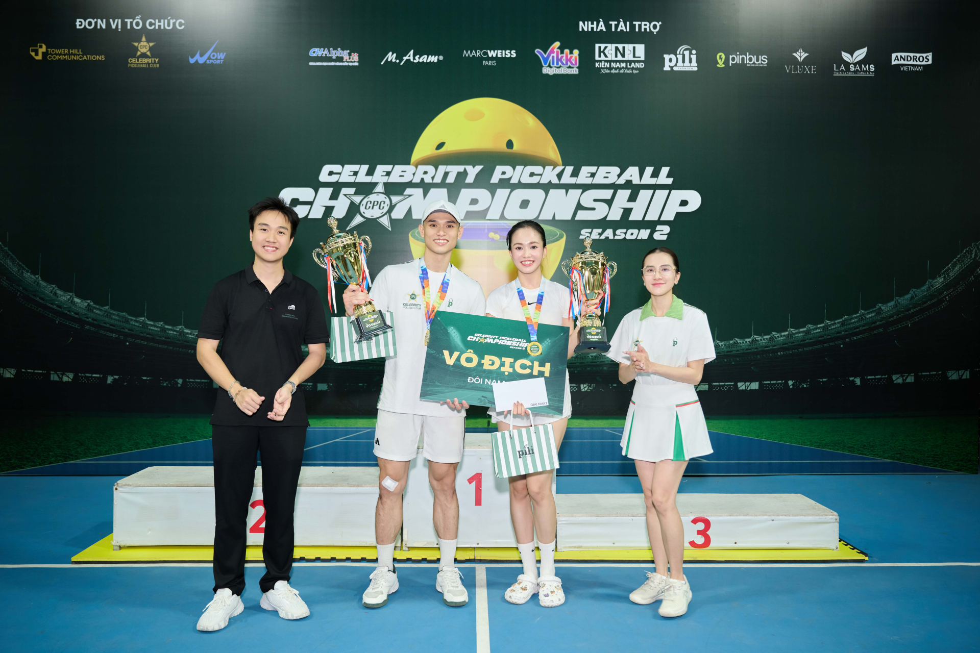 Cựu thành viên 365- Tronie Ngô lên ngôi vô địch tại Celebrity Pickleball Championship - ảnh 4