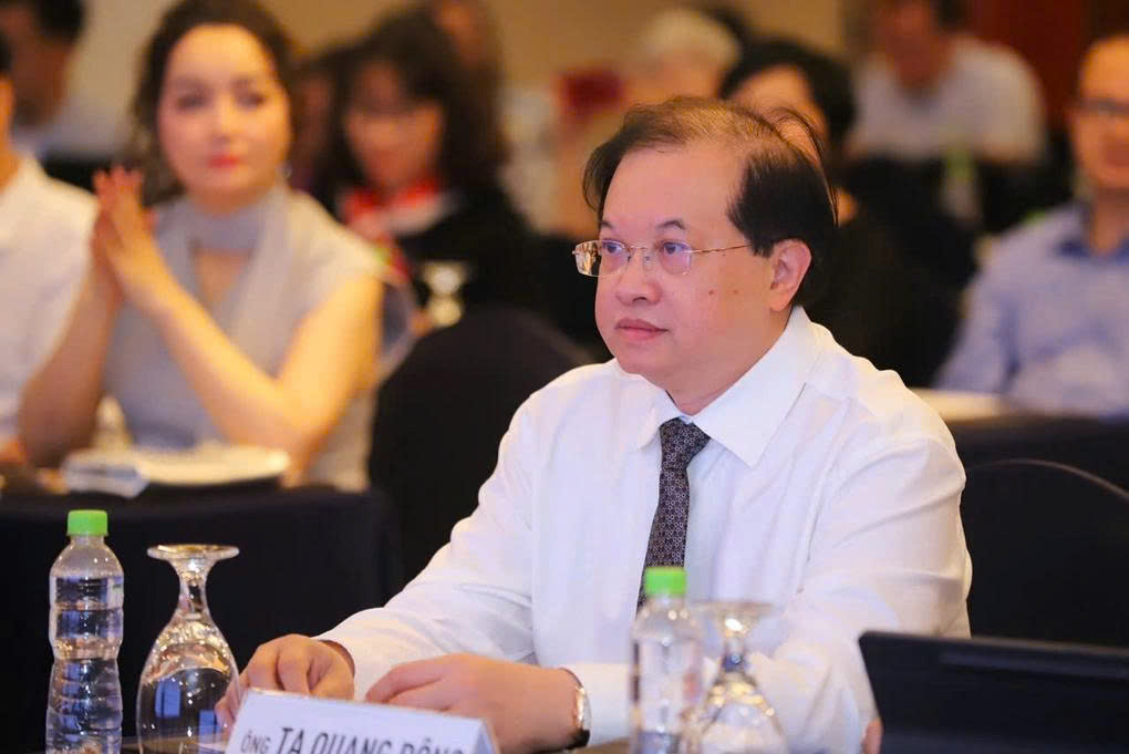 Thứ trưởng Bộ Văn hóa - Thể thao và Du lịch Tạ Quang Đông dự hội thảo (Ảnh: Ban tổ chức).