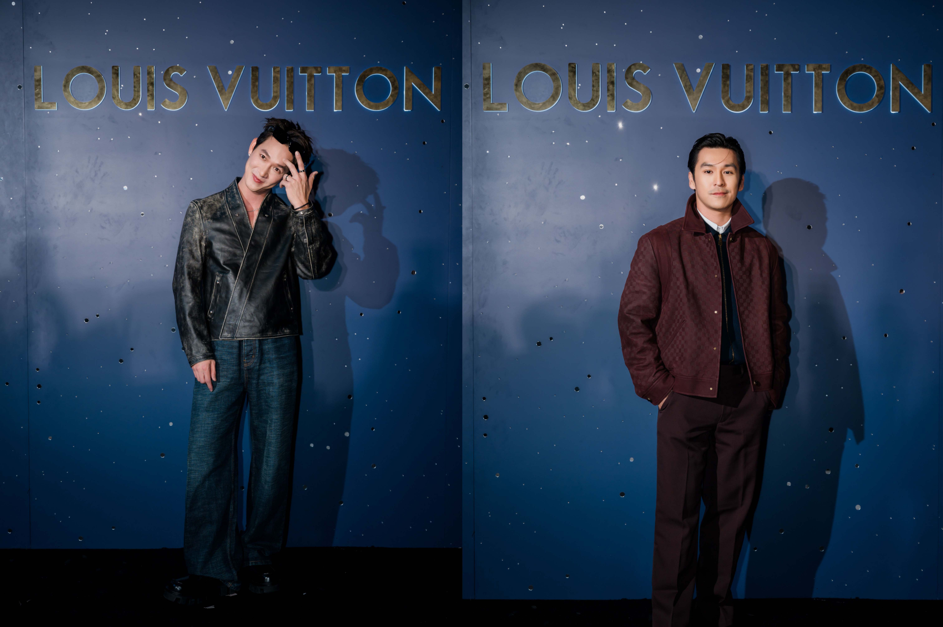 Song Luân và Thiên Minh chọn phong cách thanh lịch, sang trọng.