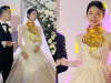 Cô dâu Hà Tĩnh đeo 30 chiếc kiềng vàng trị giá hơn 1,3 tỷ đồng trong ngày cưới gây sốt, gia thế gây tò mò