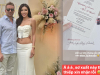 Siêu mẫu Minh Tú viết sai tên khách mời trên thiệp cưới, bị 'mắng vốn' phải xin lỗi gấp