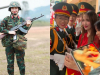 Bắt gặp Hòa Minzy 'nhiệt huyết' xem diễu binh, diễu hành tại Điện Biên, được người dân khen dễ thương