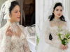 Soi váy cưới 150 triệu của Chu Thanh Huyền, một chi tiết đặc biệt khiến giá trị cao vút lên trăm triệu