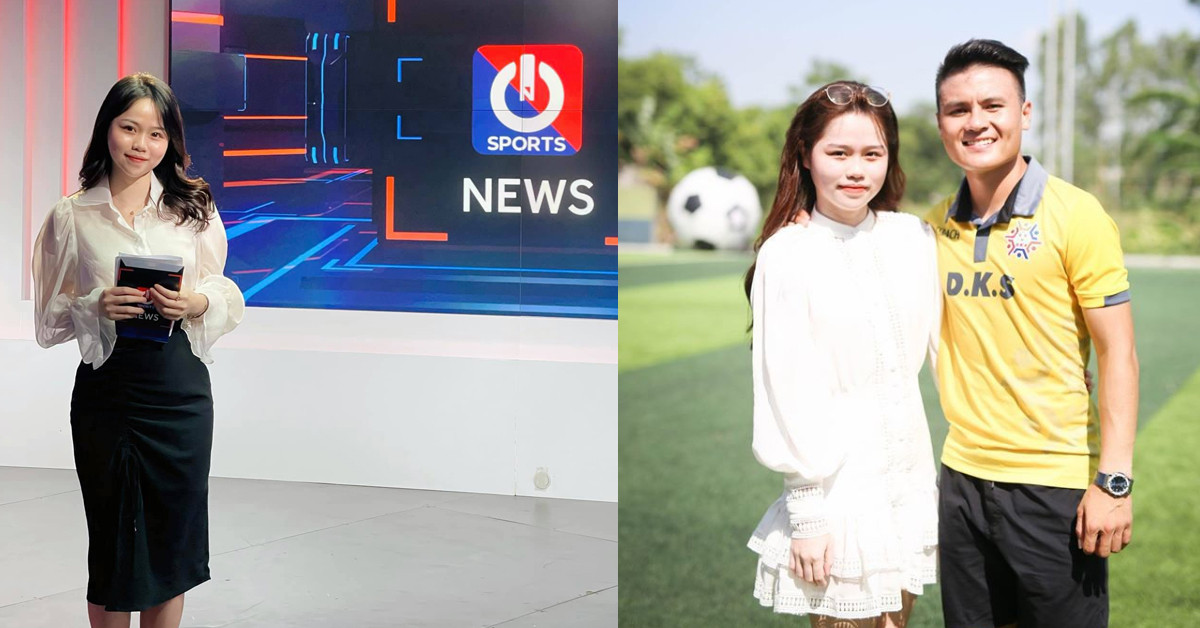 Mới 22 tuổi, Huỳnh Anh bạn gái cũ của cầu thủ Quang Hải đã làm Biên tập viên thể thao