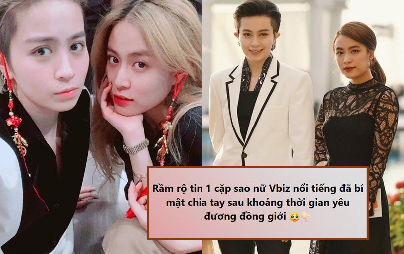 Rộ tin cặp đôi sao nữ Vbiz 