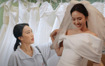 Diệu Nhi tung video thử đồ cưới, cầu hôn 7 giây nhưng mất 7 tháng mới chọn được váy cô dâu