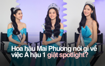 Tân hoa hậu Miss World Việt Nam nói về tin đồn bị Á hậu 1 “giật spotlight”: “Thương Ngọc lắm, không có chuyện đó đâu”