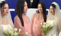 Doãn Hải My theo chồng đến dự đám cưới Quang Hải, cô dâu Chu Thanh Huyền có thái độ sượng trân gây chú ý
