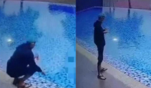 Bé gái 4 tuổi đuối nước trong bể bơi, người anh con mẹ kế thản nhiên đứng nhìn nhưng không cứu