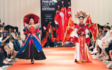 BST mang đậm bản sắc Việt và văn hóa 5 châu được loạt mẫu nhí trình diễn tại Thailand Fashion Week 2022