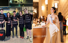 Gia đình Hương Giang chính thức lên đường sang Thái Lan ủng hộ cô tại Miss Universe 2025