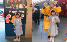 Con gái Mai Phương xinh xắn diện đồ đón trung thu