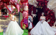 Hai đám cưới hy hữu cách nhau vài bước chân, khách mời “bối rối” sợ ngồi nhầm mâm