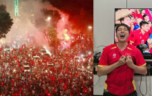 Loạt sao Việt “đi bão” ăn mừng chiến thắng U22 Việt Nam