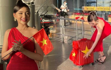 Sự thật hình ảnh hotgirl 'trứng rán' Trần Thanh Tâm lủi thủi 1 mình ở sân bay chuẩn bị đi thi Hoa hậu Quốc tế