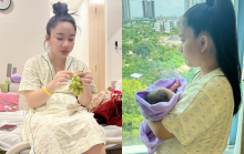 Bà xã Lê Dương Bảo Lâm lấy lại sắc vóc sau sinh nhanh bất ngờ, hé lộ hình ảnh em bé thứ 3