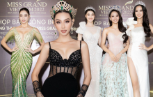 Hoa hậu Thùy Tiên gợi cảm hết nấc tựa thiên nga đen, Top 3 Miss World Việt Nam 2022 lộ diện hậu đăng quang