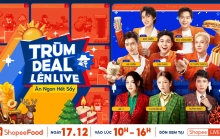 Fans bật chế độ “đua vote”, tìm Trùm Deal ShopeeFood xứng tầm cho 5 anh tài B.O.F