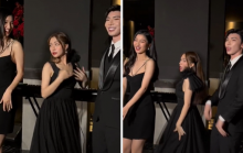 Á hậu 2 Phương Nhi cùng Hòa Minzy - Erik nhảy nhạc BLACKPINK, dân tình chỉ chú ý chiều cao của Hòa Minzy?