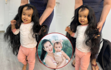 Võ Hạ Trâm khoe loạt ảnh con gái cưng trong bộ tóc dài 'thật trân', vẻ đáng yêu được netizen khen ngợi hết lời