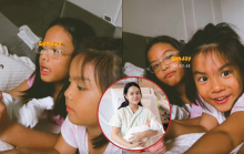 Phạm Quỳnh Anh hạnh phúc khoe khoảnh khắc 2 con gái vây quanh nhóc tì mới sinh, 'giật mình' khi nghe con đòi thêm em