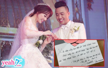 Kỉ niệm 5 năm yêu, Hari Won lần đầu chia sẻ thư tình từ MC Trấn Thành, mới 1 tháng tìm hiểu đã gọi là 'bã xã'