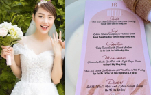 Có gì trong thực đơn tiệc cưới gồm 6 món của Minh Hằng và ông xã doanh nhân?